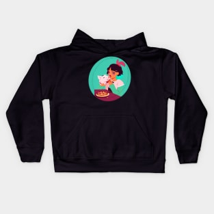 Pig Out Kids Hoodie